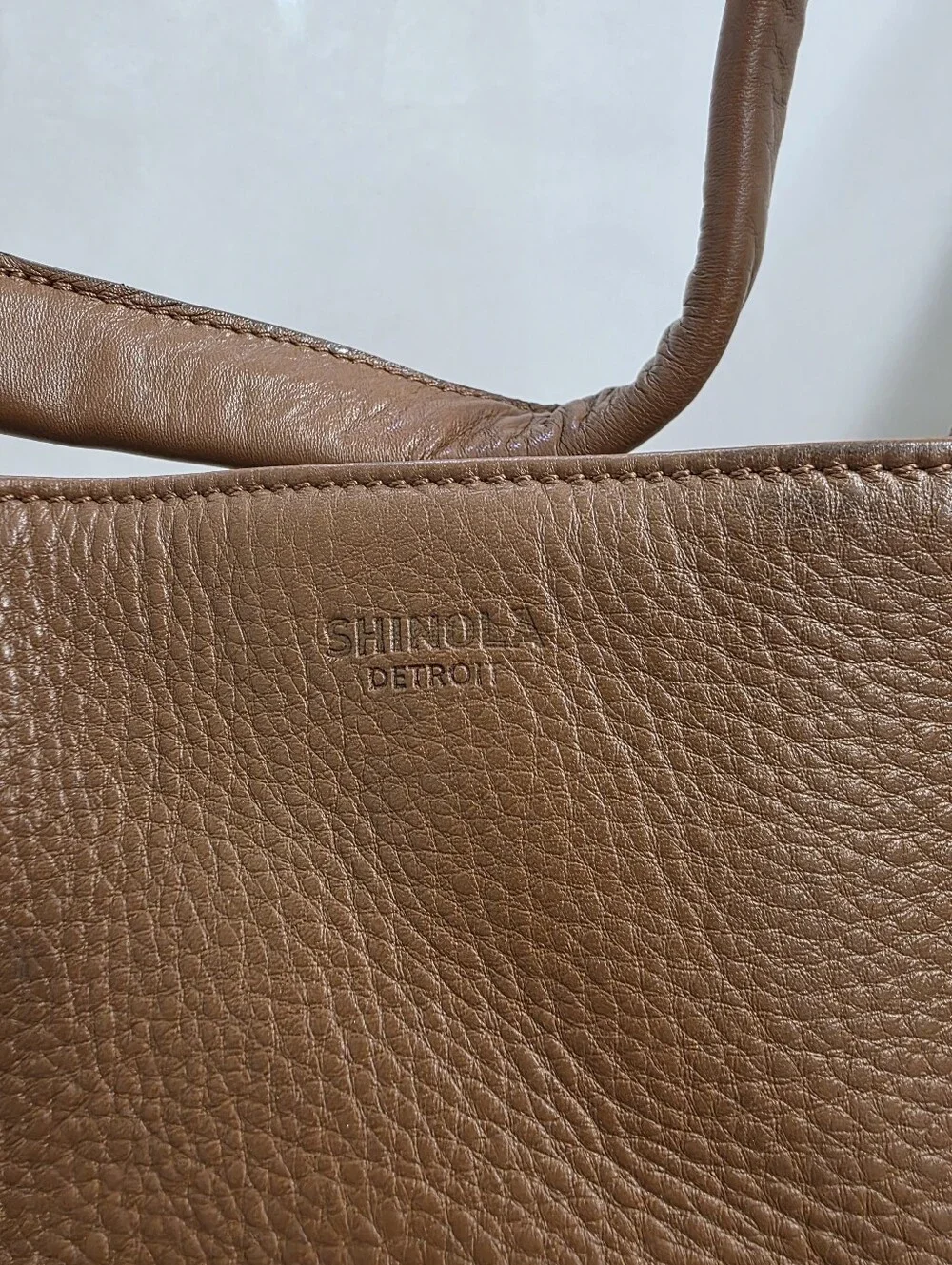 Shinola Detroit Cass Hobo Dearborn Brown ** EUC **